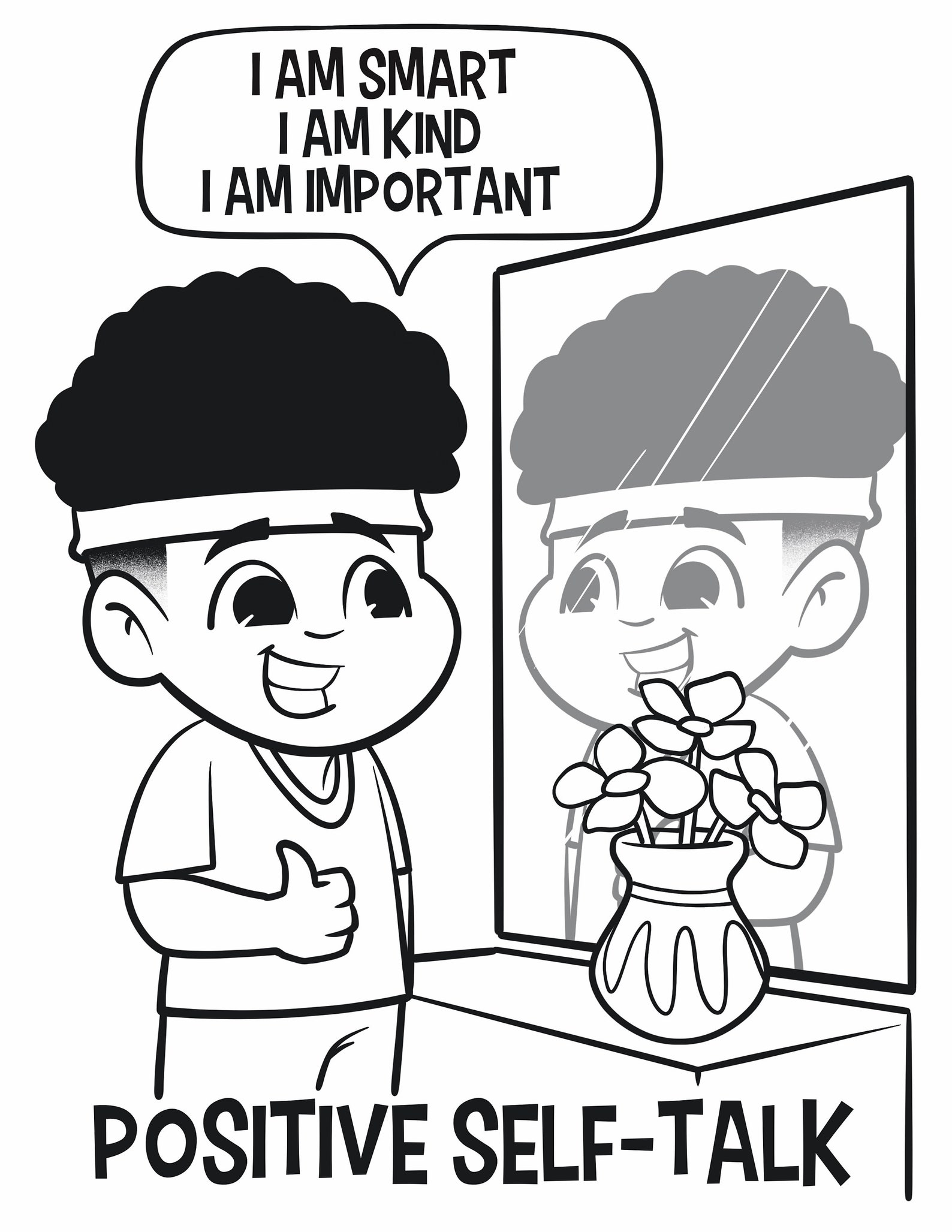 Coping Strategies Coloring Pages