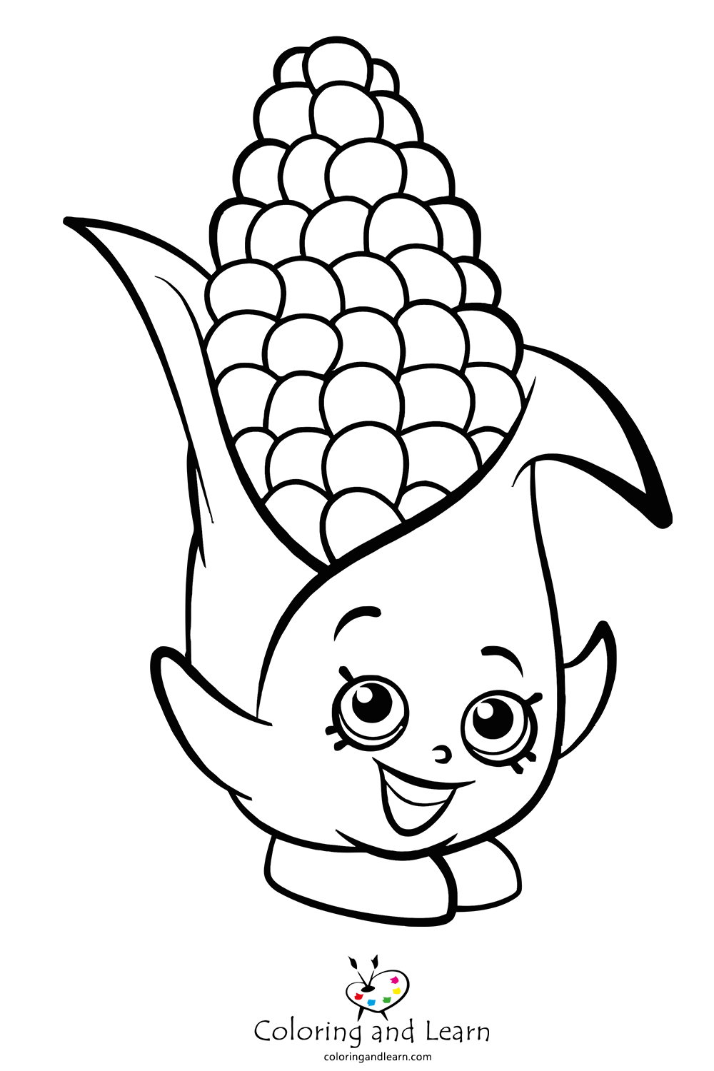 Corn Coloring Pages FREE 2024 Coloring And Learn