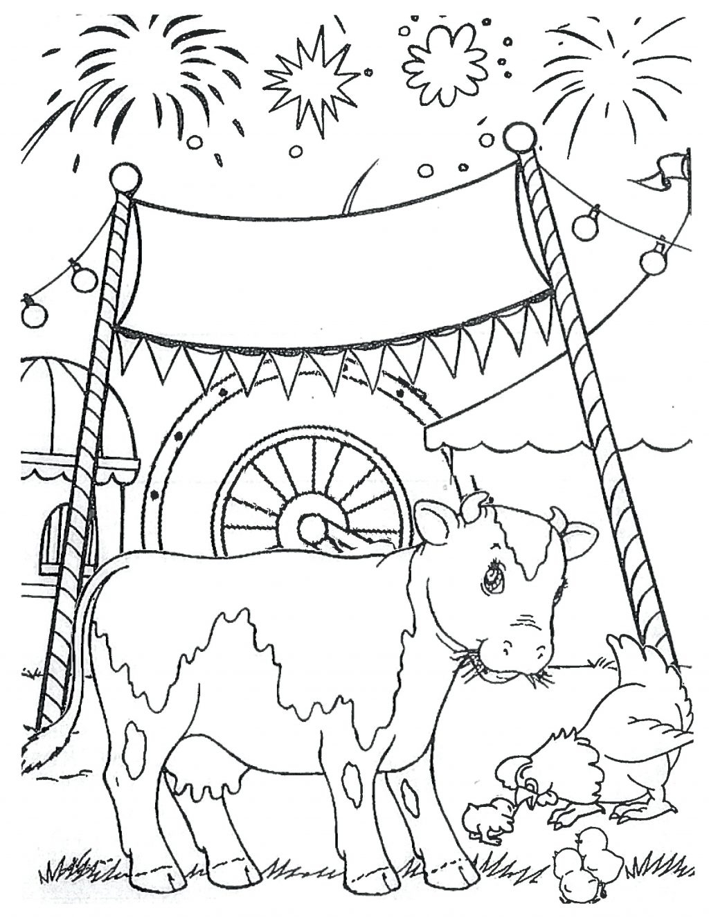 Country Coloring Pages