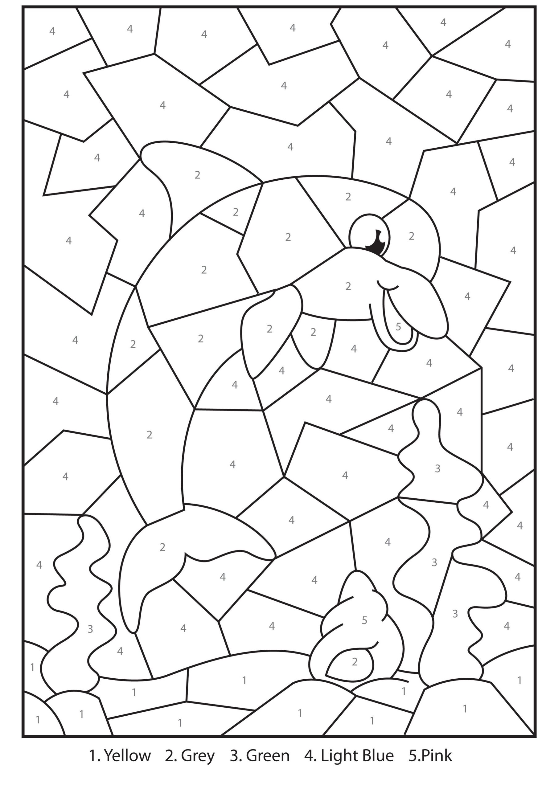 Coloring Pages Color By Number