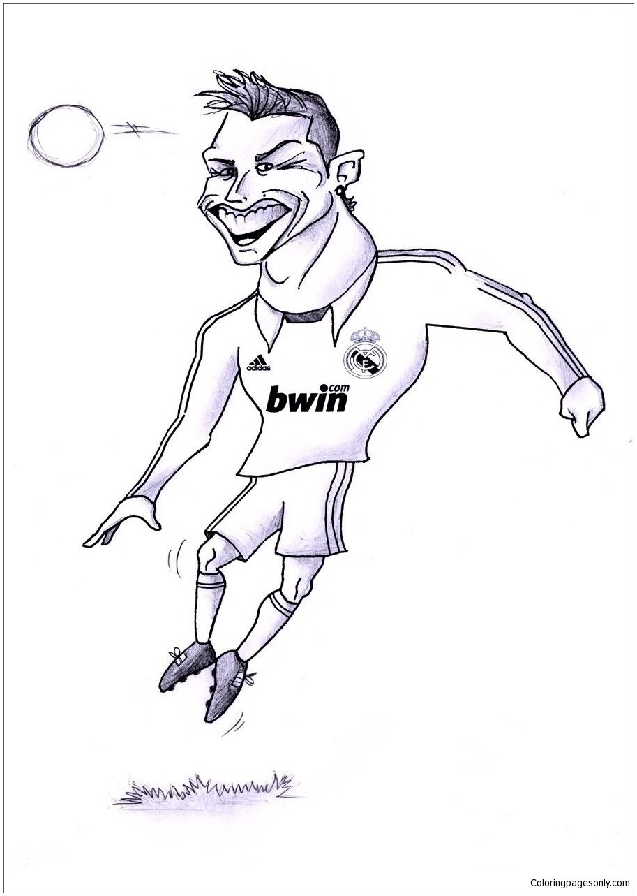 Ronaldo Coloring Pages