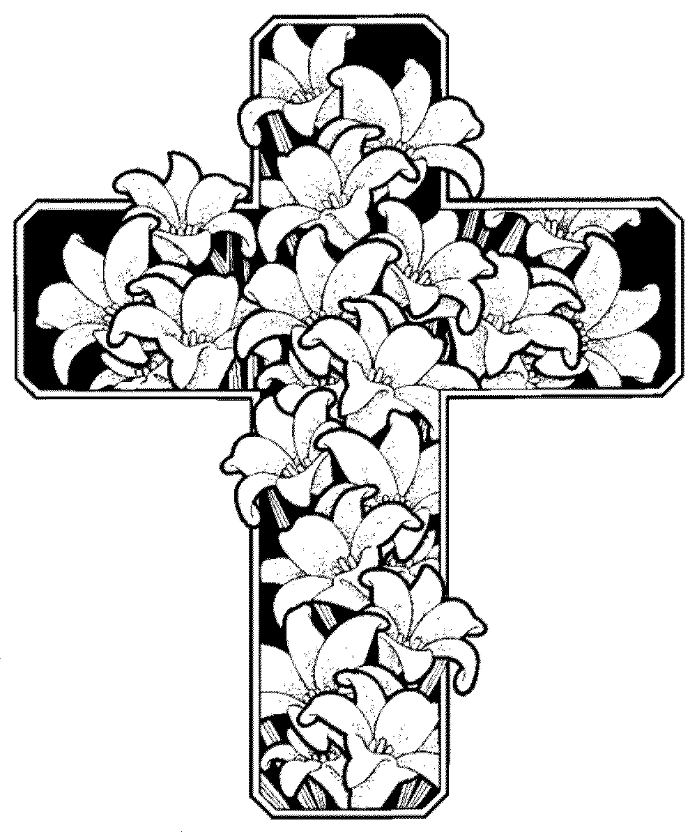 Cross With Roses Coloring Pages At GetColorings Free Printable Colorings Pages To Print