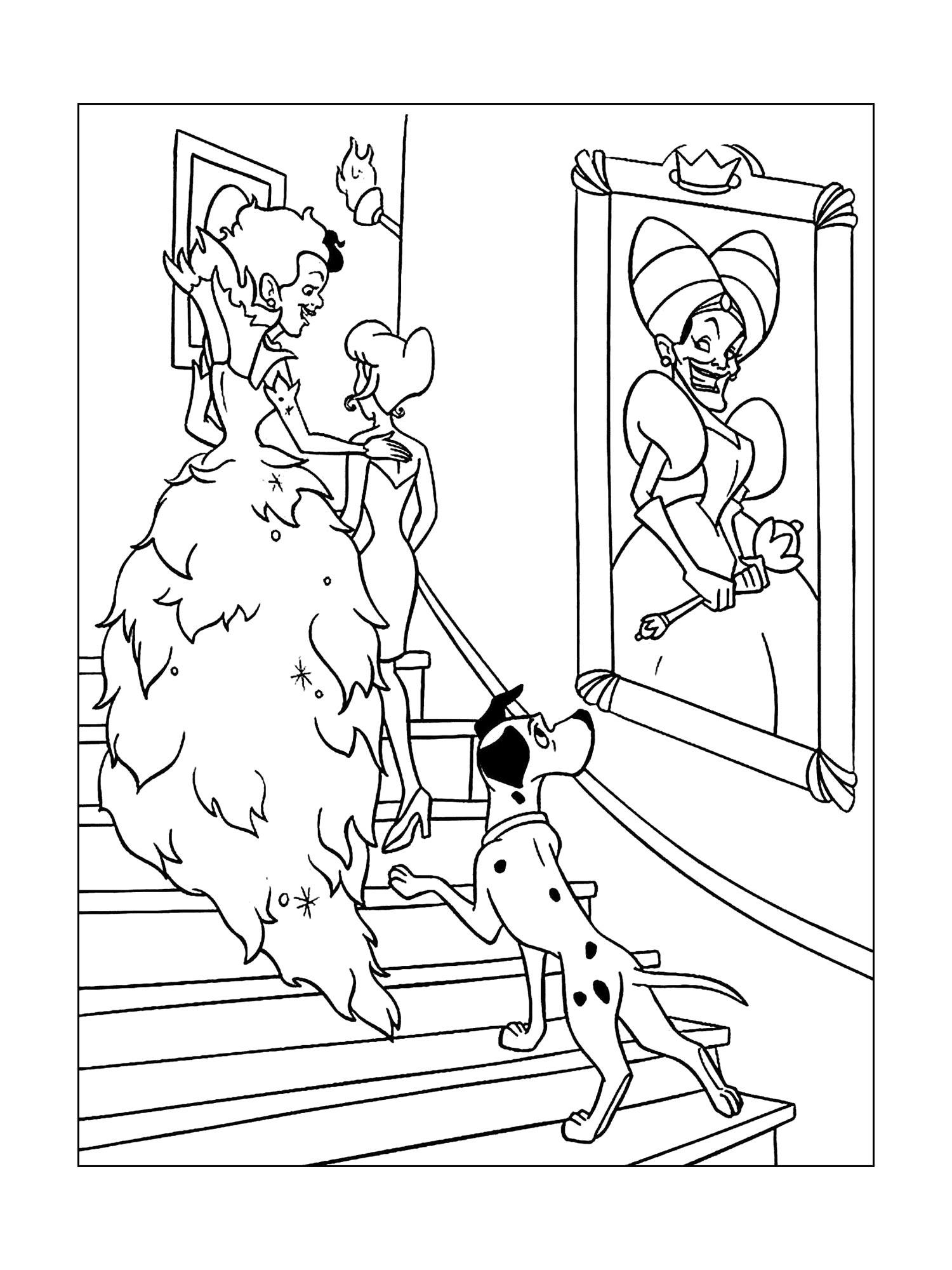 Cruella De Vil Coloring Pages