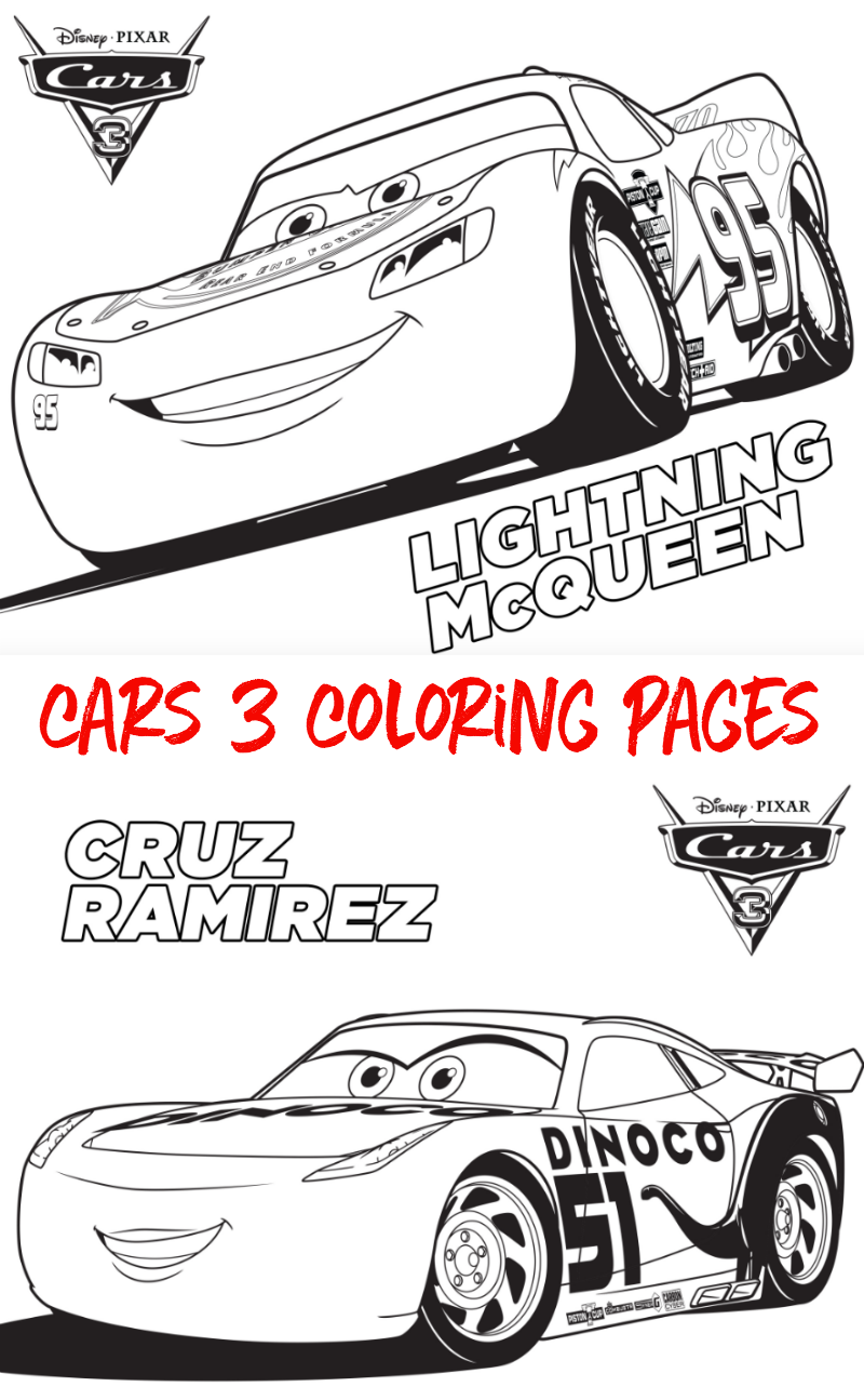 Cruz Ramirez Cars 3 Coloring Pages Thekidsworksheet