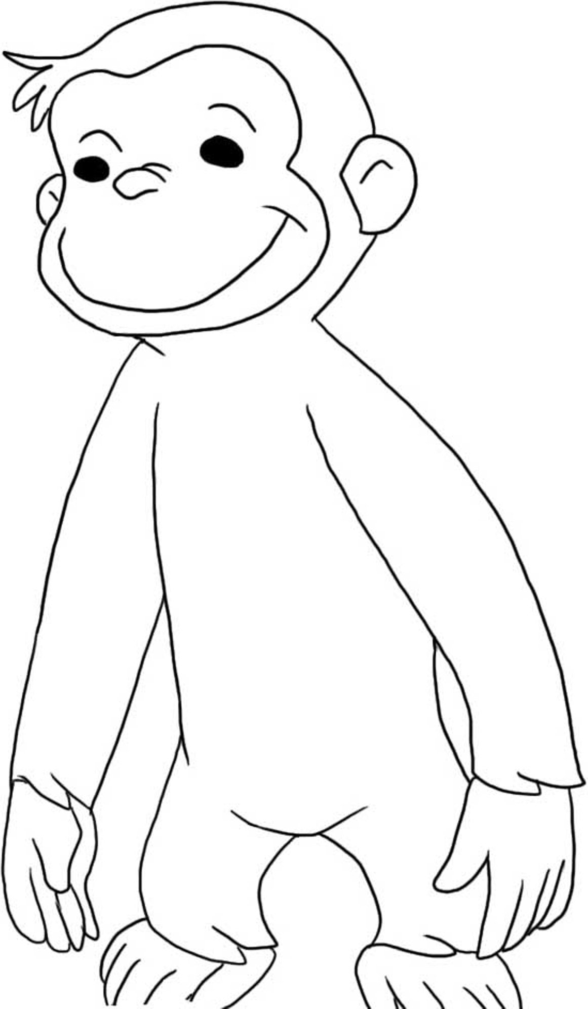 Curious George Coloring Pages To Download And Print For Free
