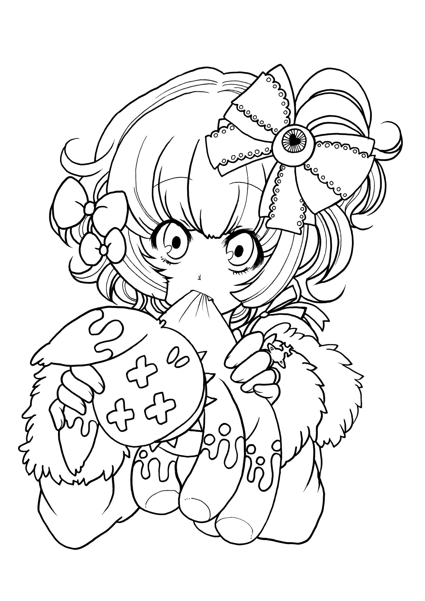 Cute Anime Animals Coloring Pages Cute Anime Animals Coloring Pages Images And Photos Finder
