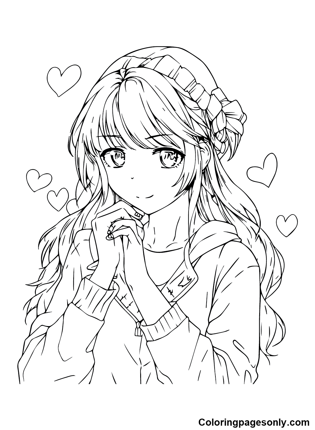 Cute Anime Coloring Pages To Print