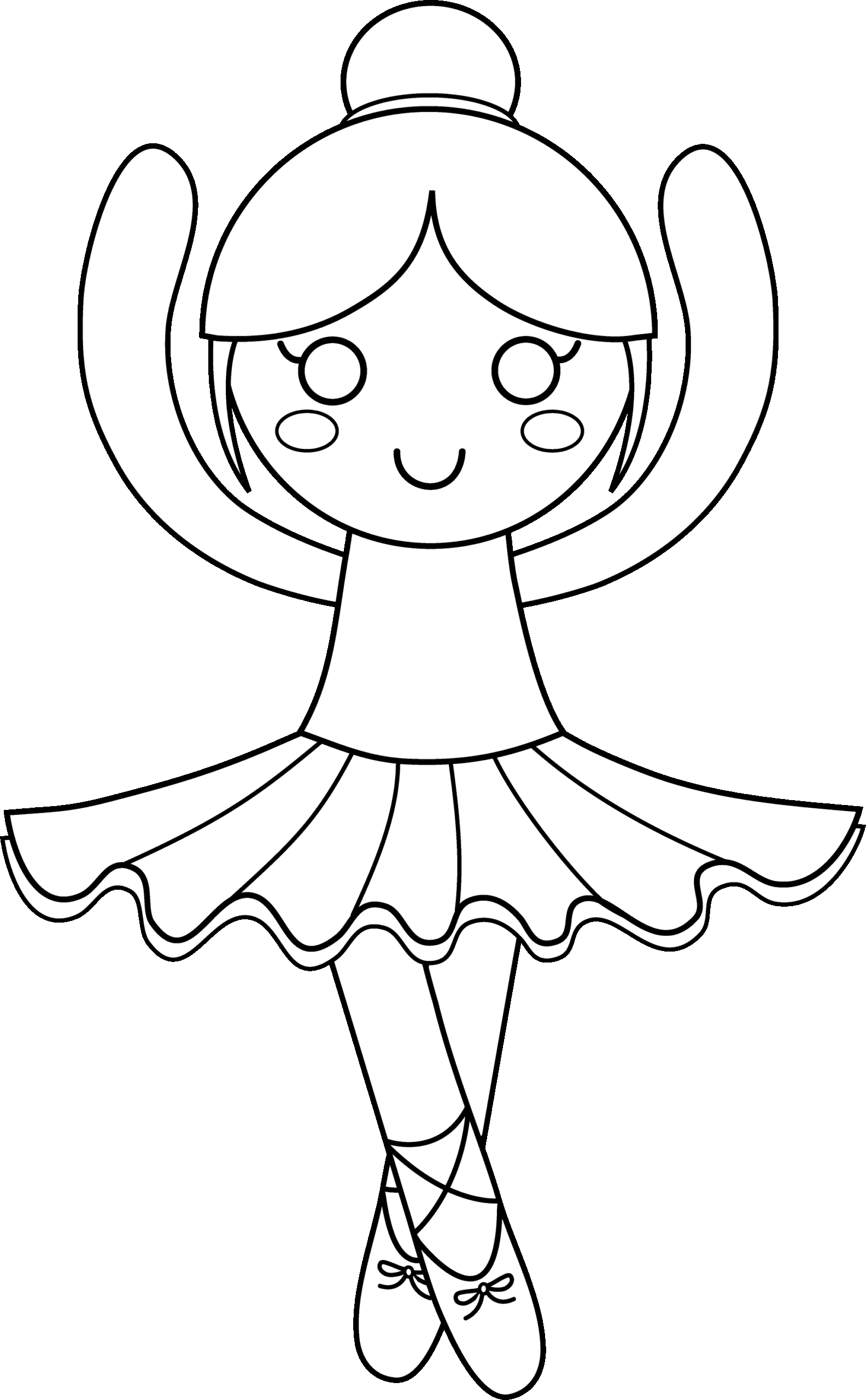 Ballerina Coloring Pages For Kids