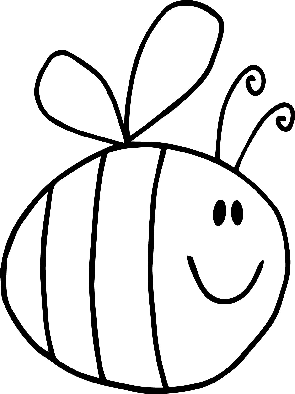 Bumble Bee Coloring Pages