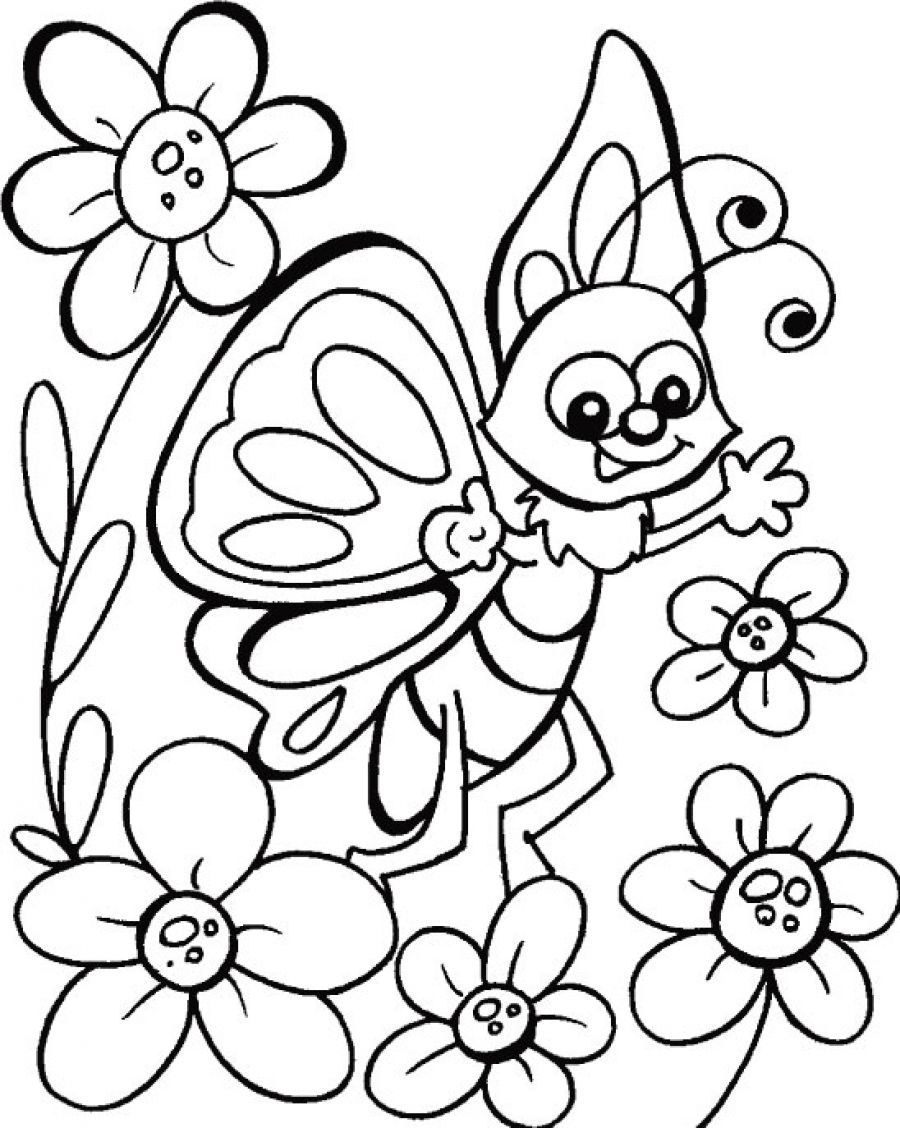 Cute Butterfly Coloring Pages At GetDrawings Free Download