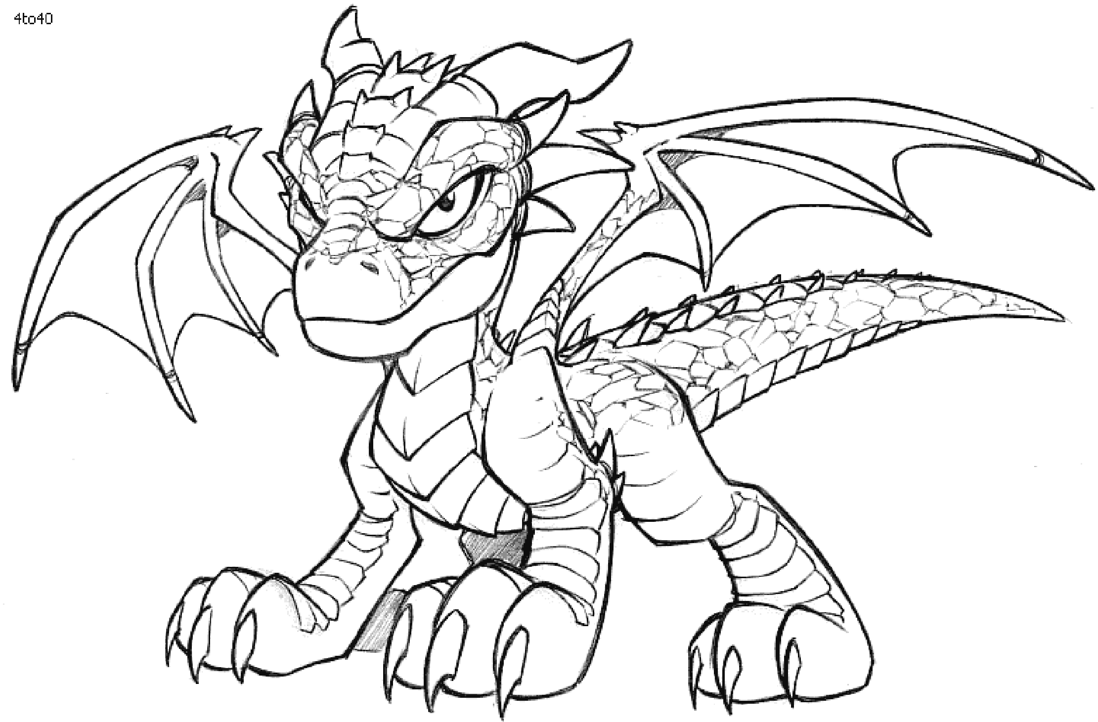 Cute Dragon Coloring Pages Printable Bellajapapu