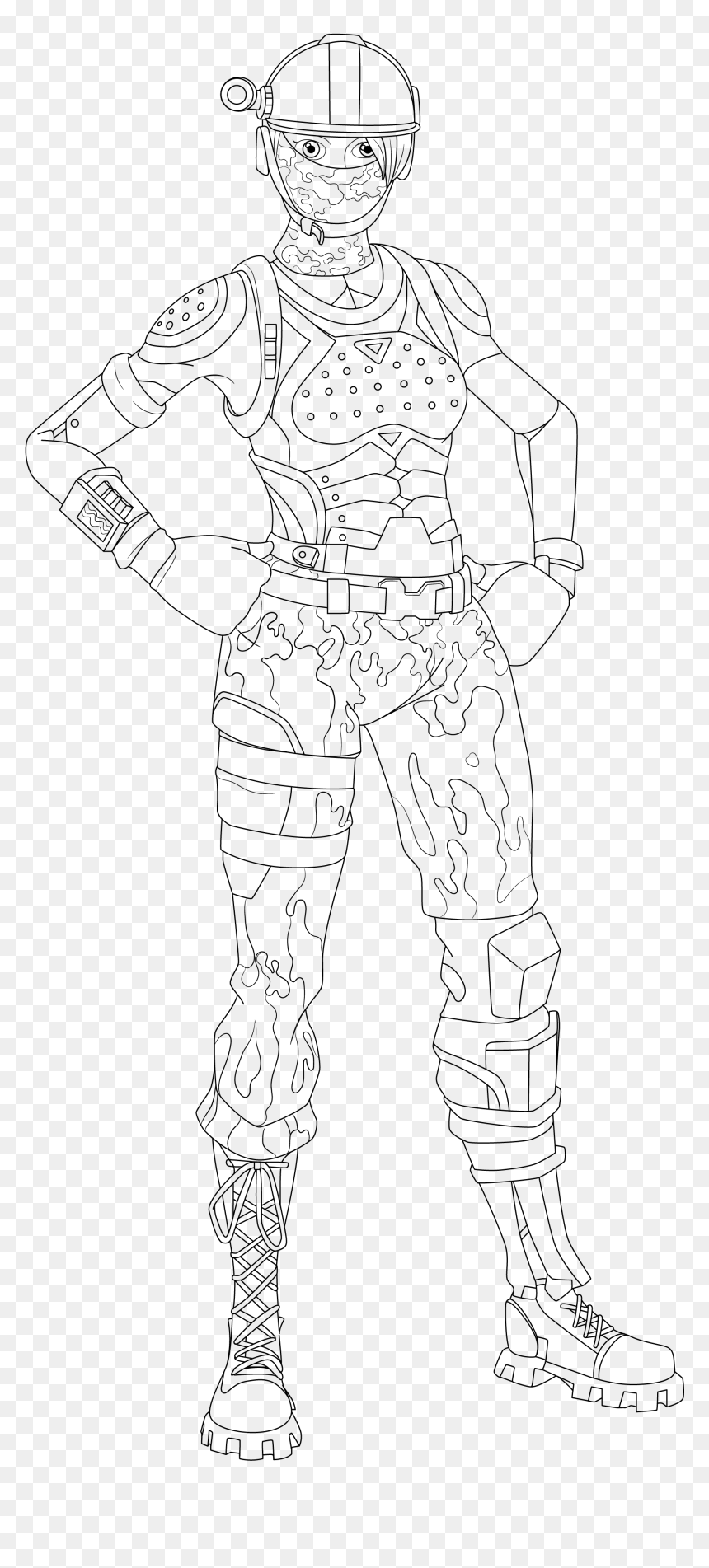Cute Fortnite Coloring Pages