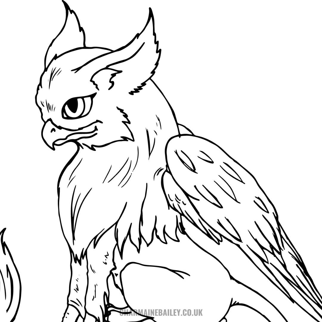 Griffin Coloring Page