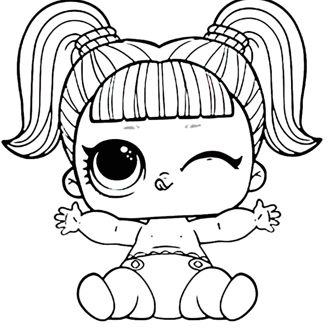 Cute LOL Coloring Pages To Print 101 Coloring