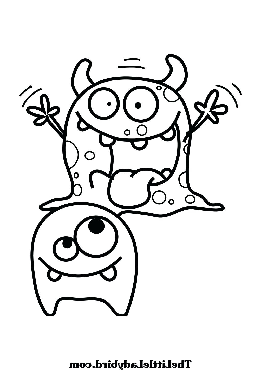 Cute Monster Coloring Pages To Print At GetColorings Free Printable Colorings Pages To