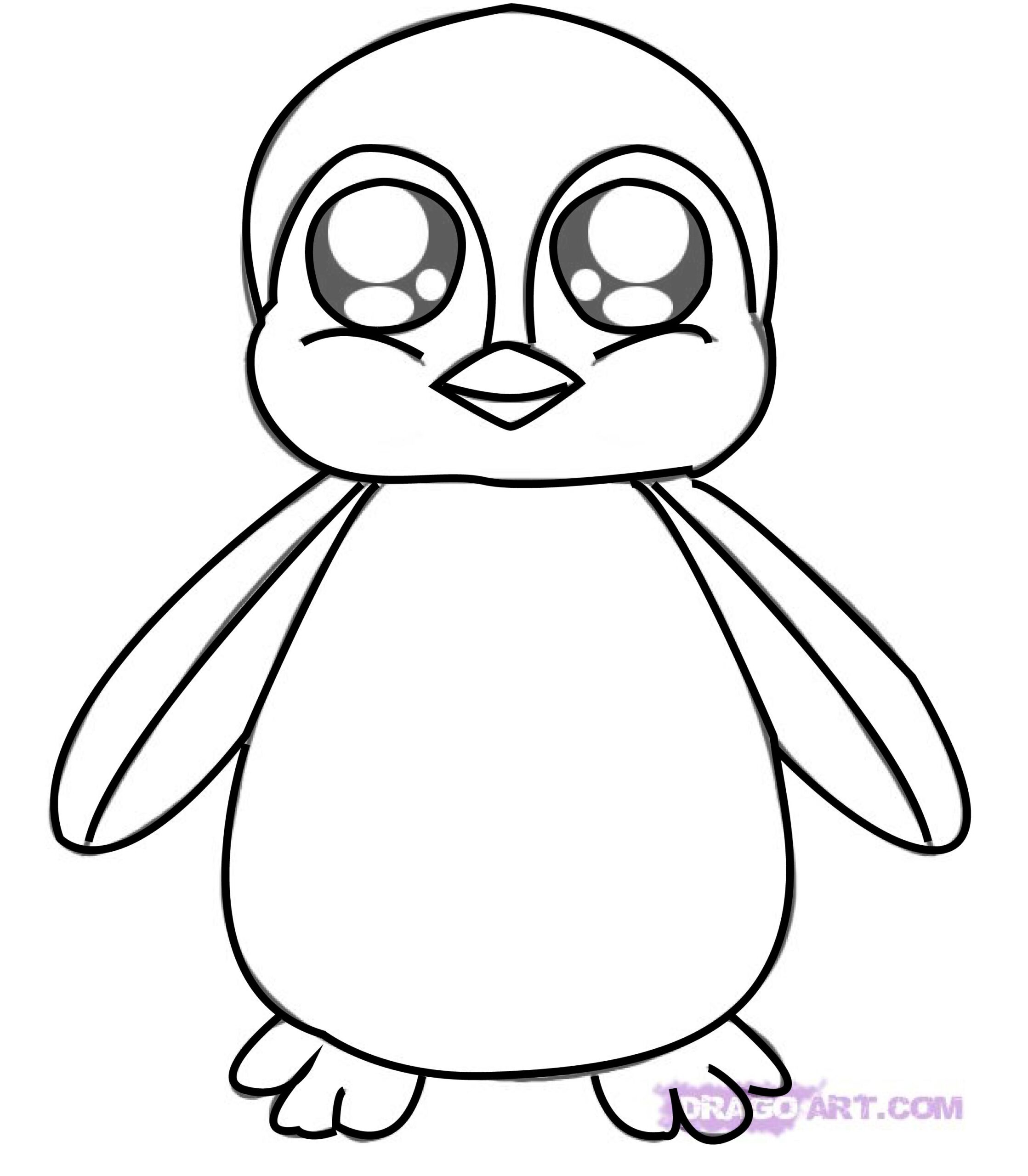 Cute Penguin Coloring Pages Coloring Home