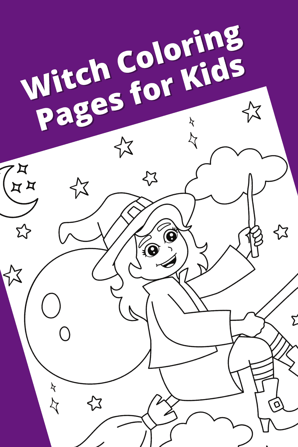 Cute Witch Coloring Pages To Print