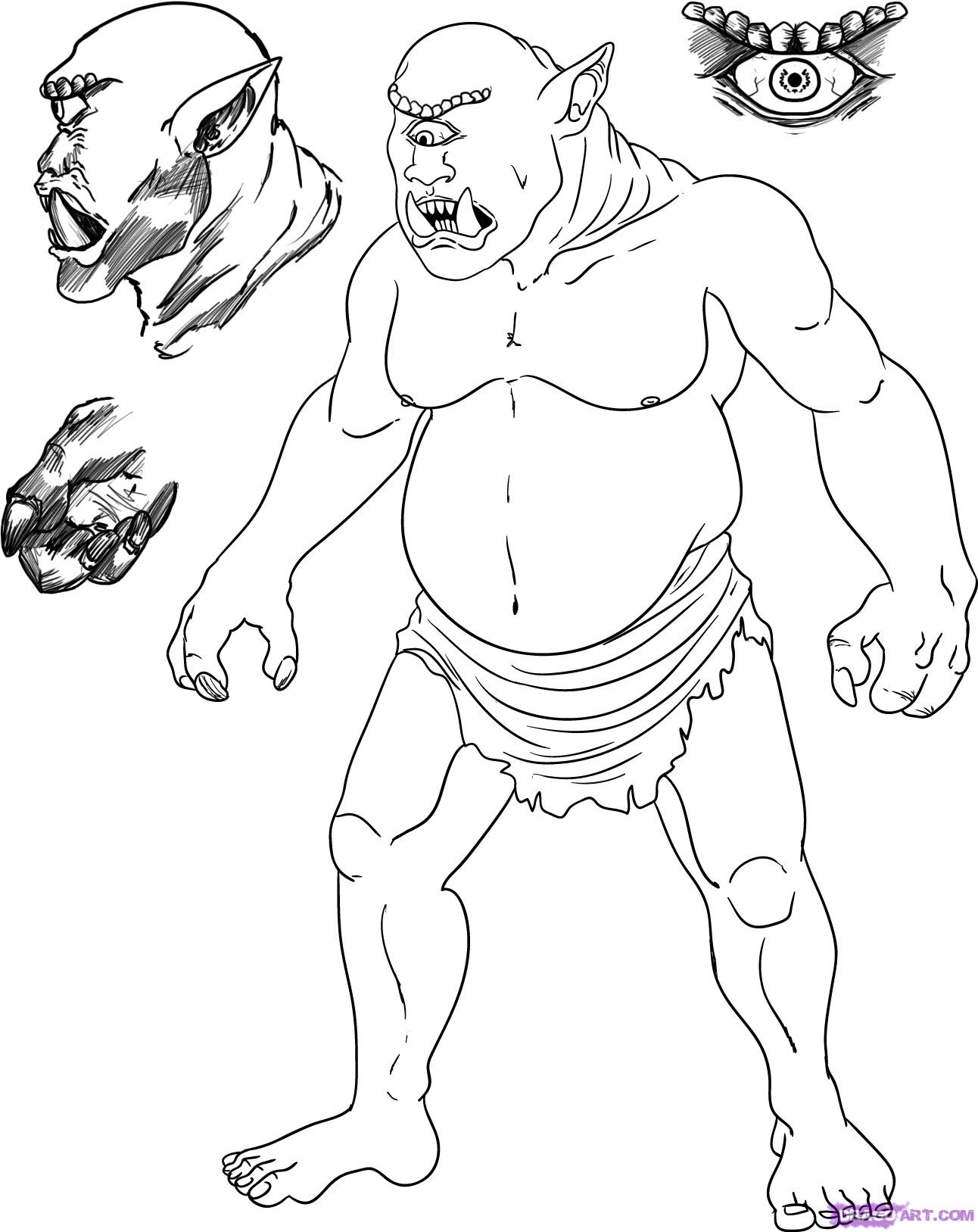 Cyclops Coloring Page At GetColorings Free Printable Colorings Pages To Print And Color