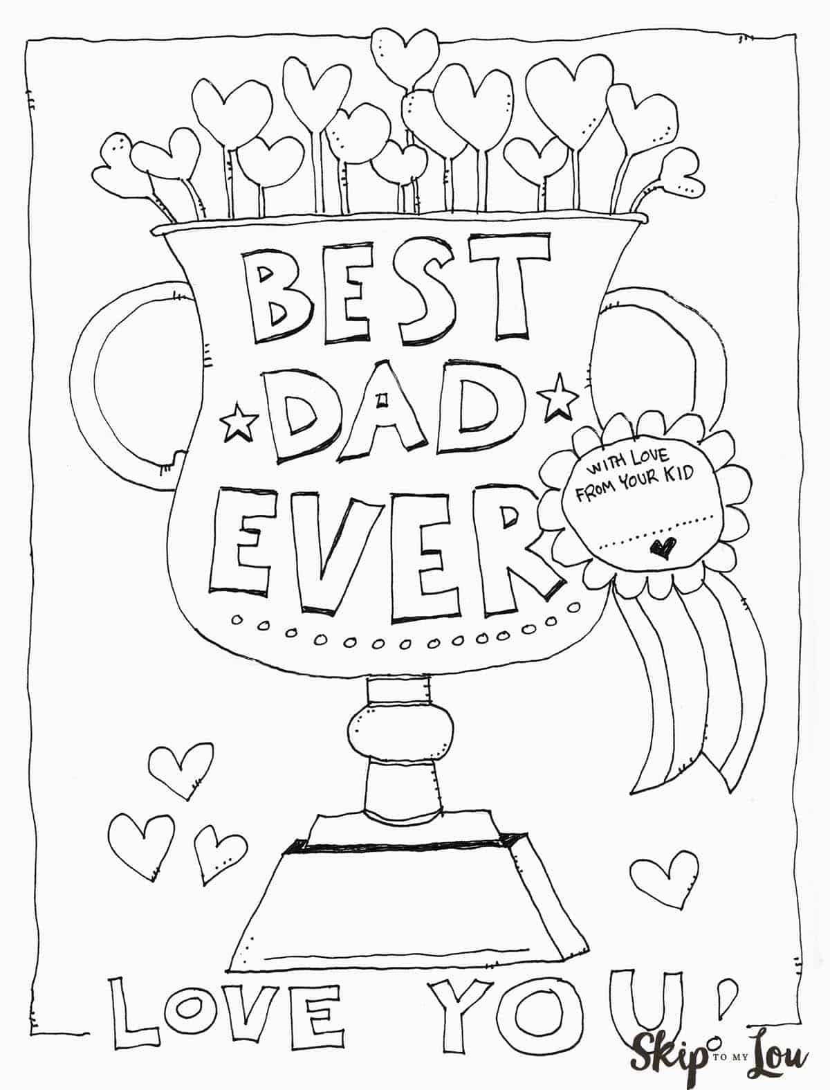 Coloring Pages For Dad