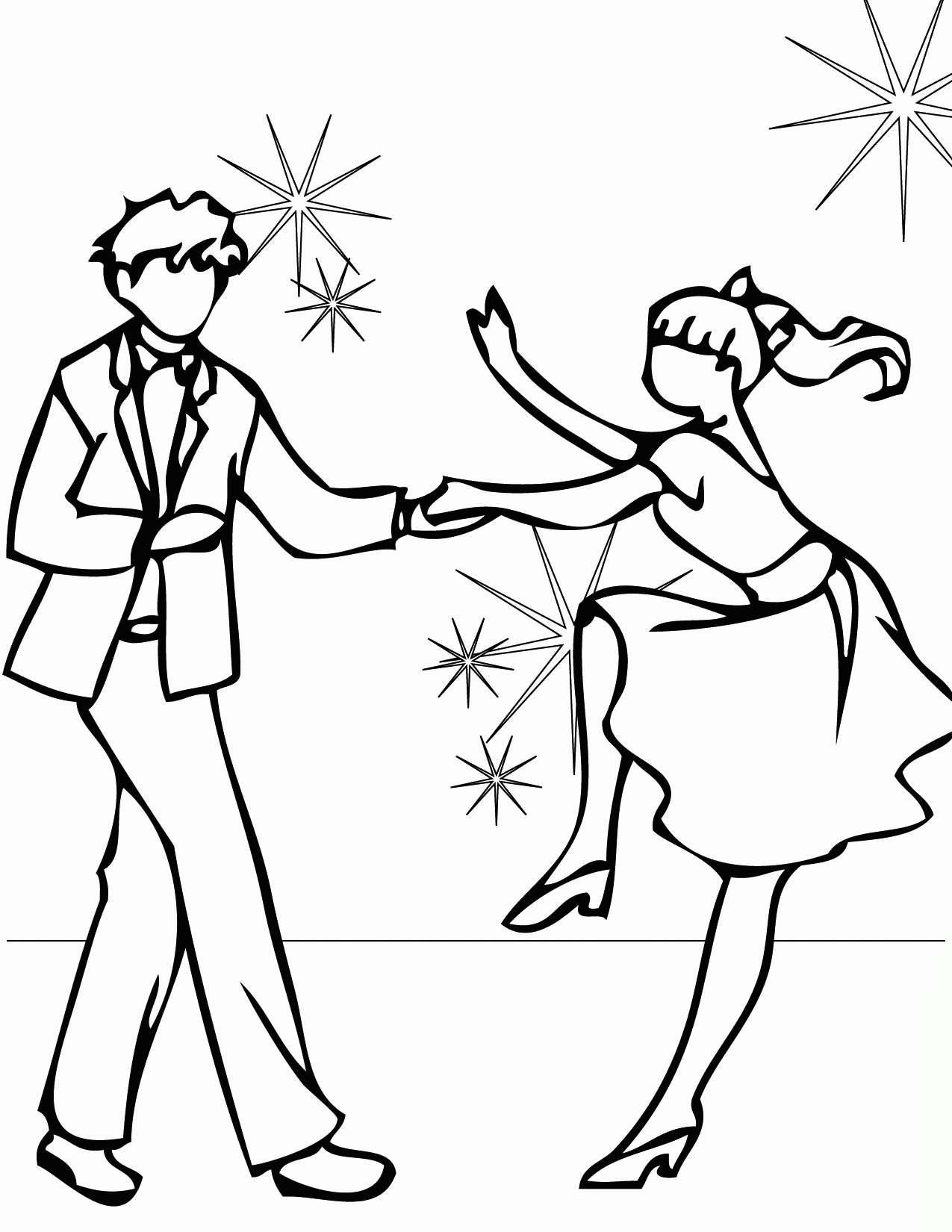 Dance Coloring Pages For Kids