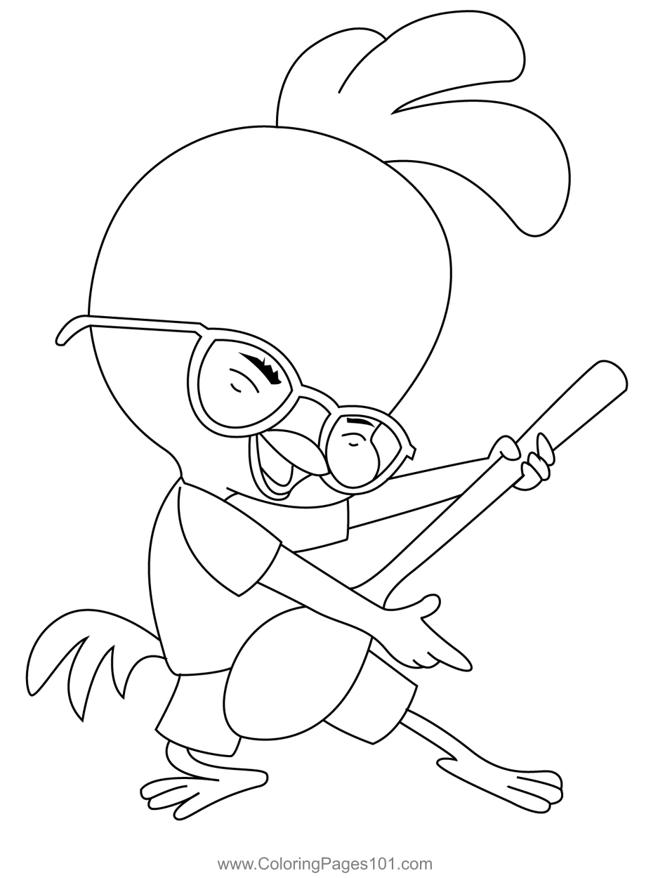 Dancing Chicken Little Coloring Page For Kids Free Chicken Little Printable Coloring Pages