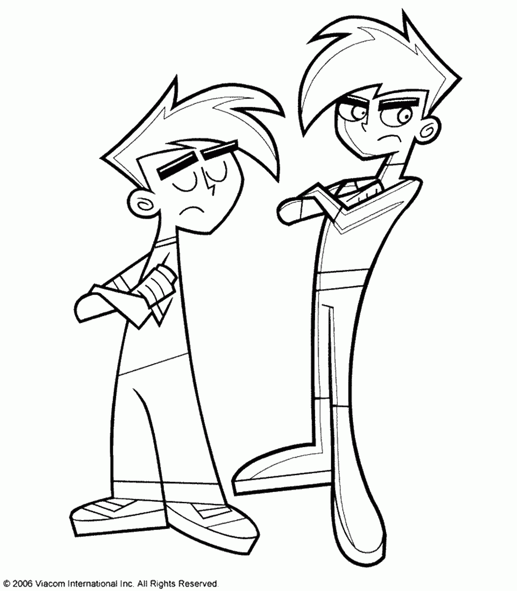 Danny Phantom Coloring Pages
