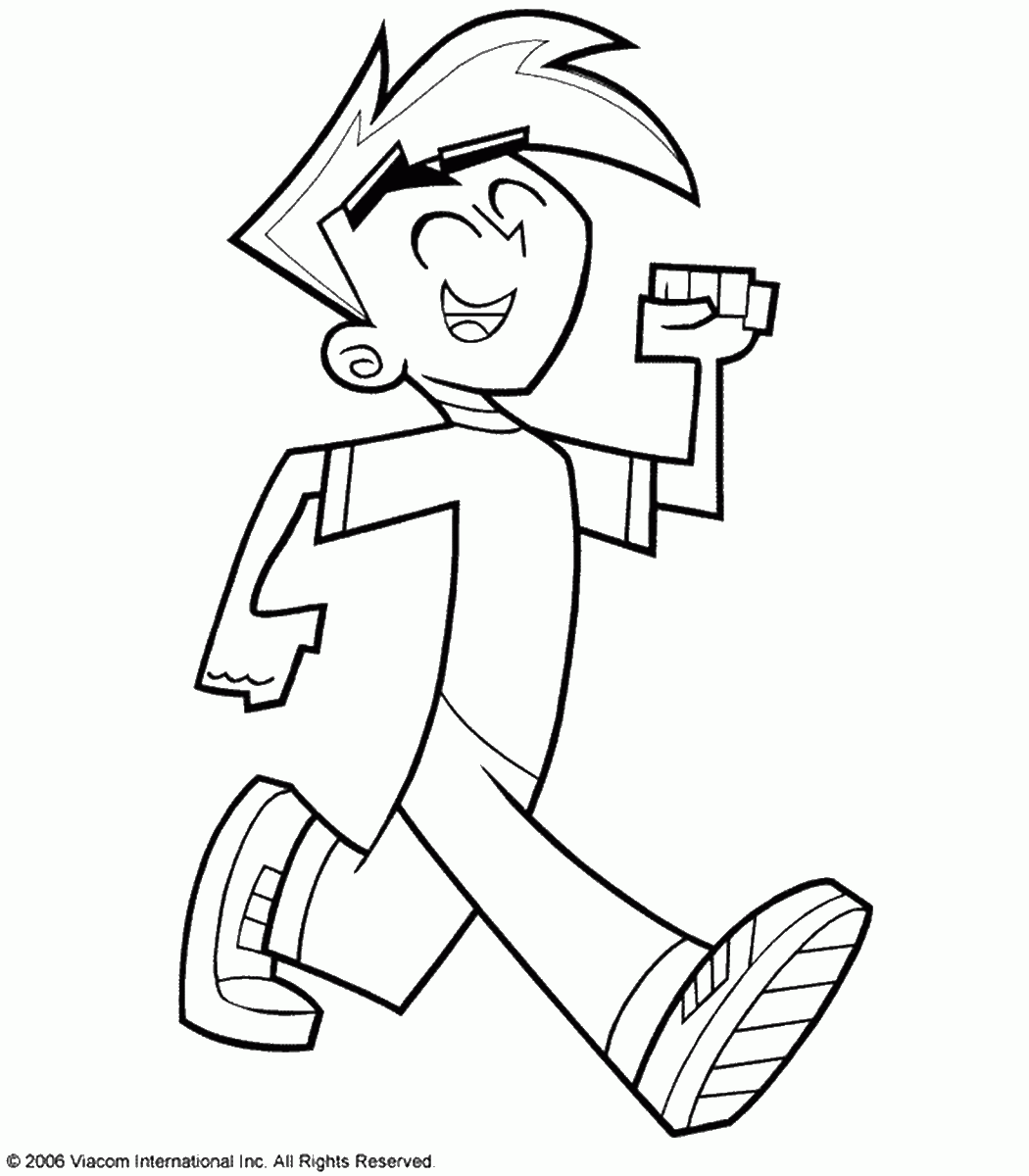 Danny Phantom Coloring Pages