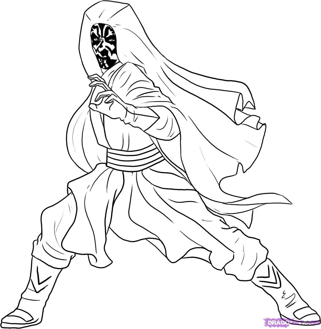 Darth Maul Coloring Page At GetColorings Free Printable Colorings Pages To Print And Color