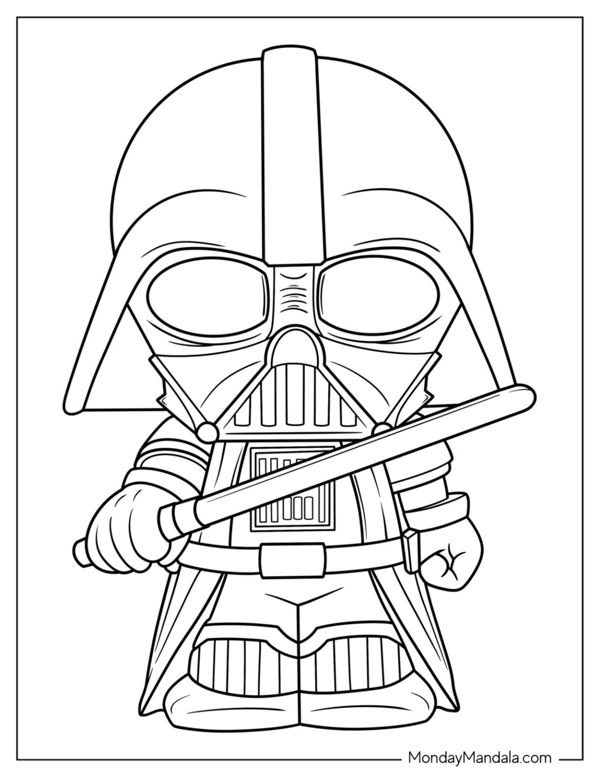 Darth Vader Coloring Page