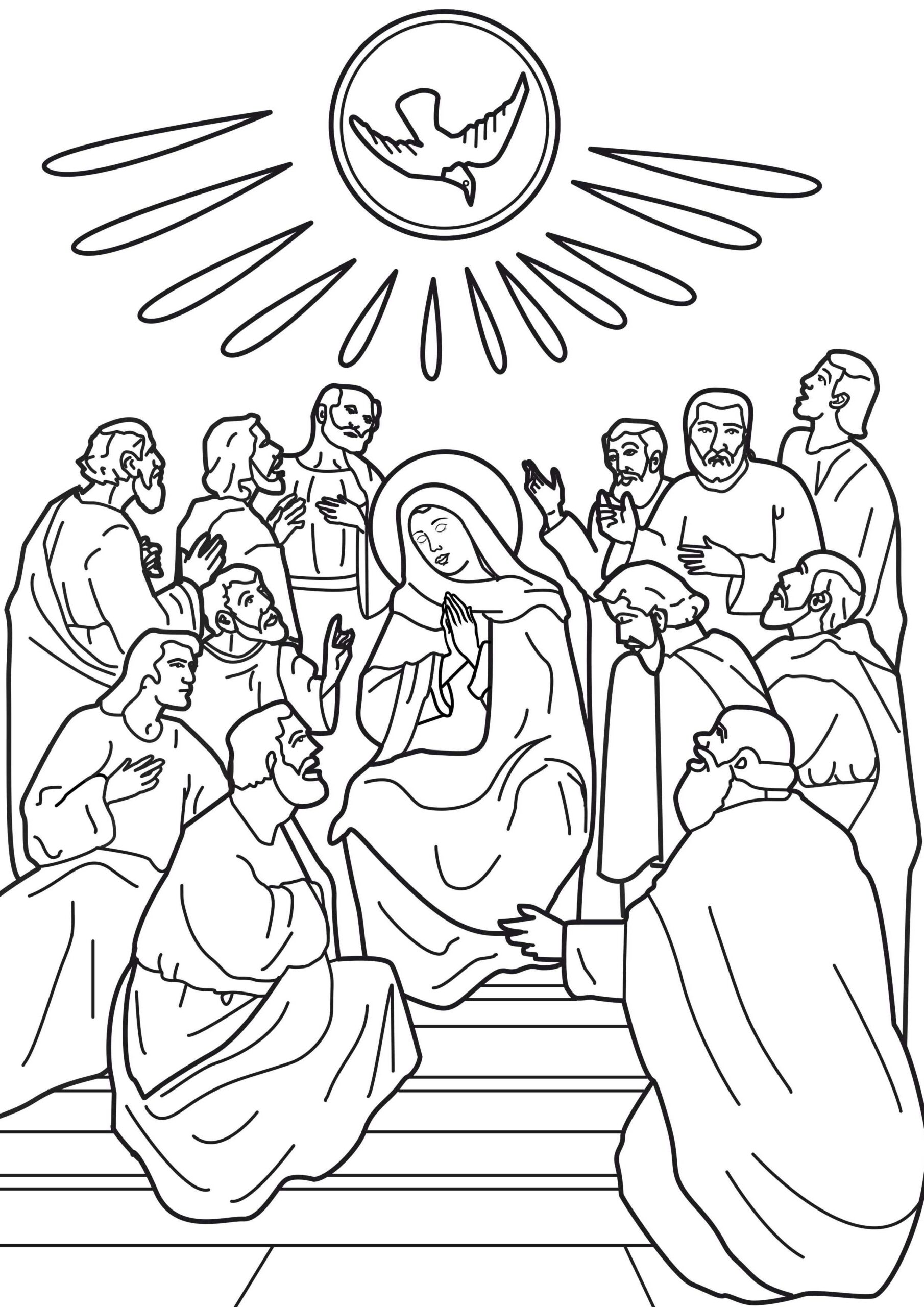 Day Of Pentecost Coloring Pages At GetDrawings Free Download