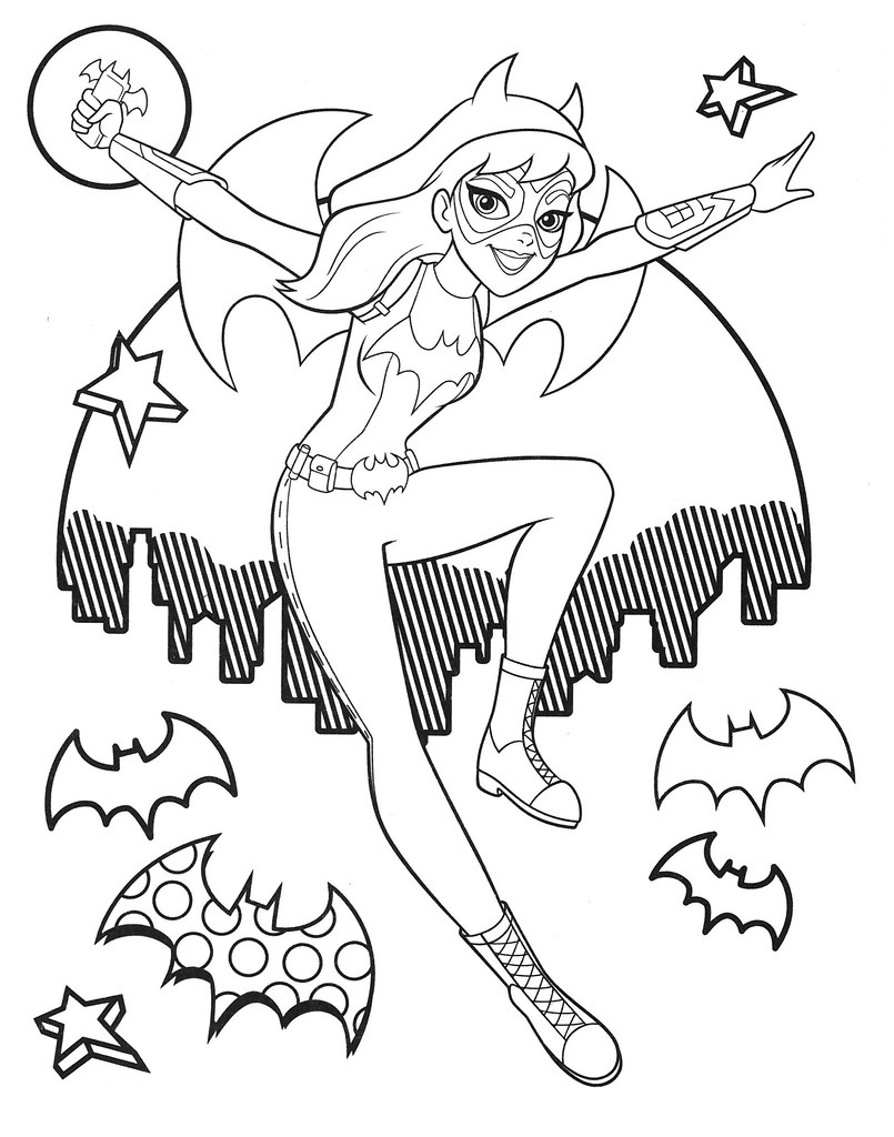 DC Superhero Girls Coloring Pages Best Coloring Pages For Kids