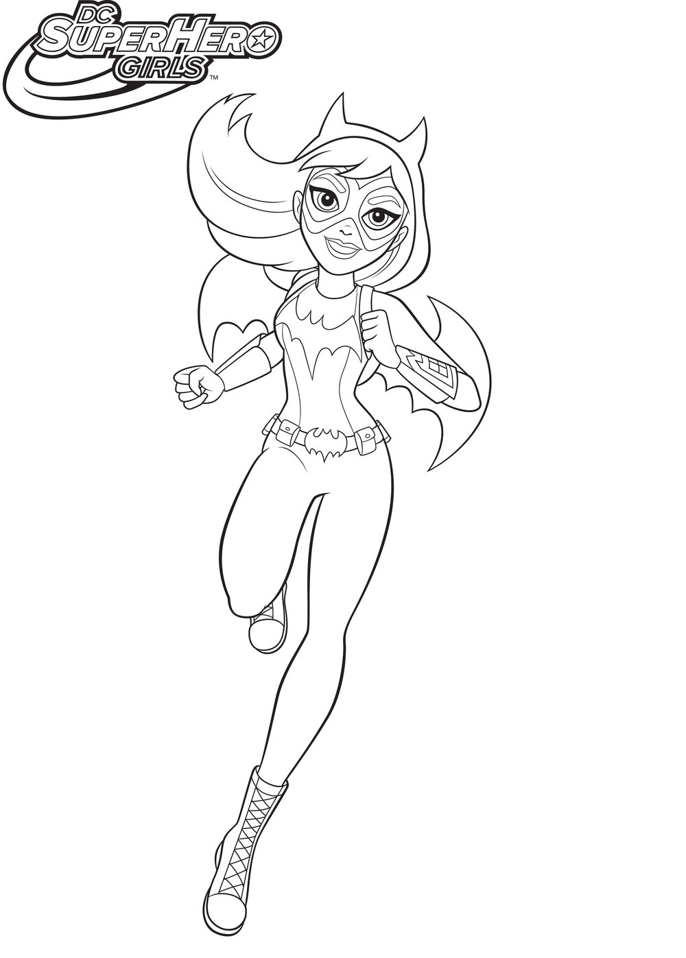 Dc Superhero Girls Coloring Pages