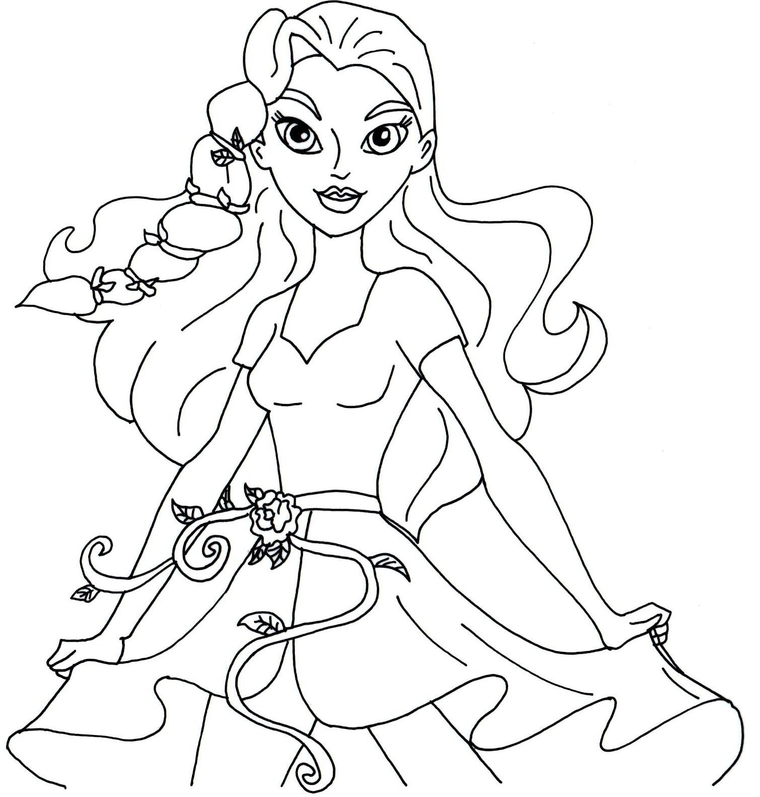 DC Superhero Girls Coloring Pages Best Coloring Pages For Kids