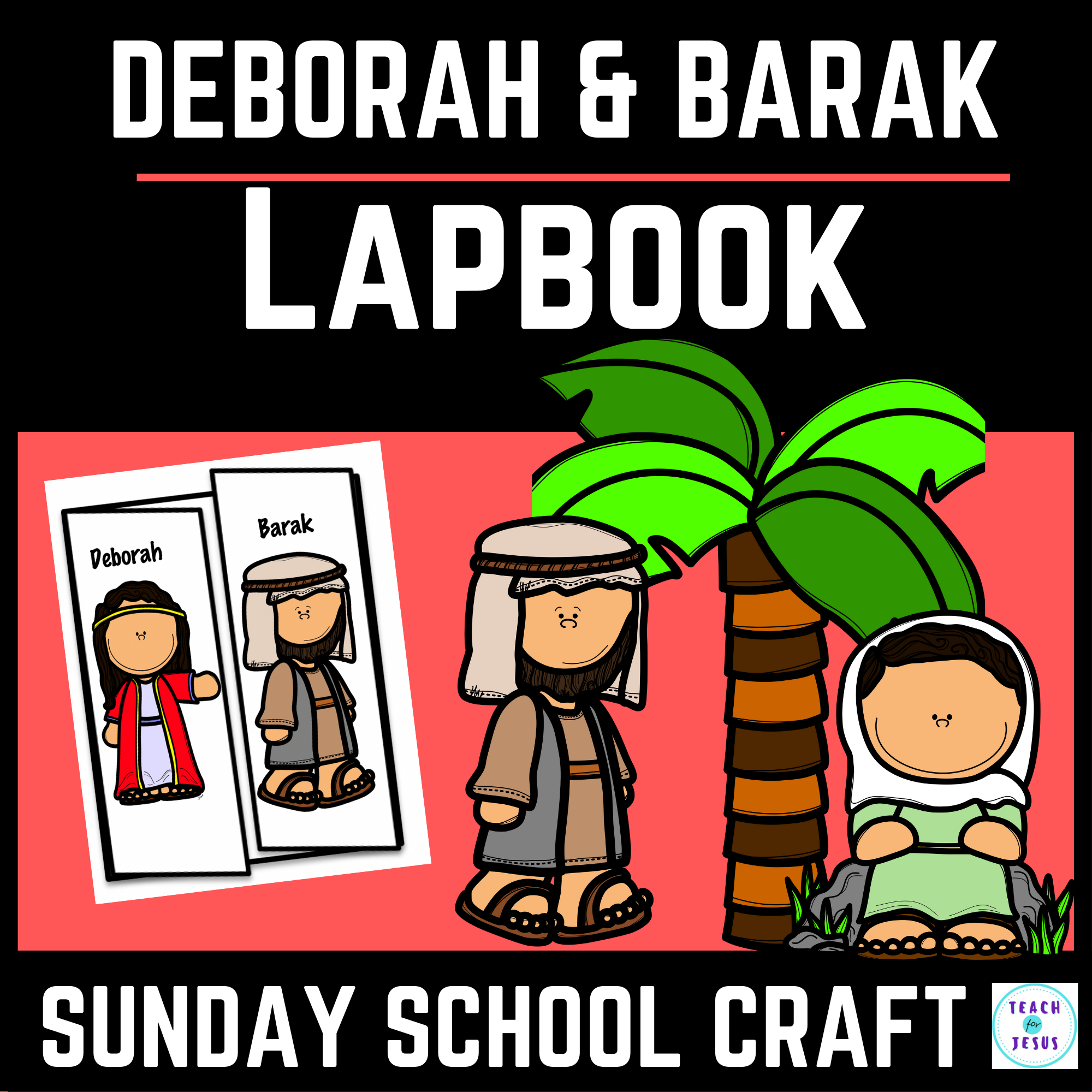 Deborah And Barak Coloring Page