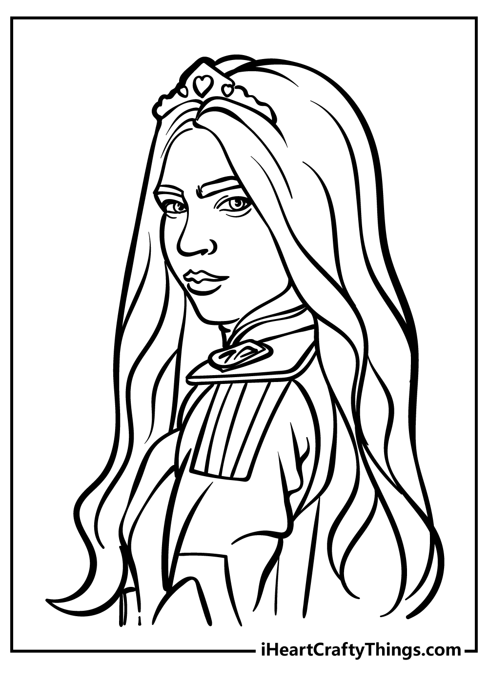 Descendants 3 Audrey Coloring Pages