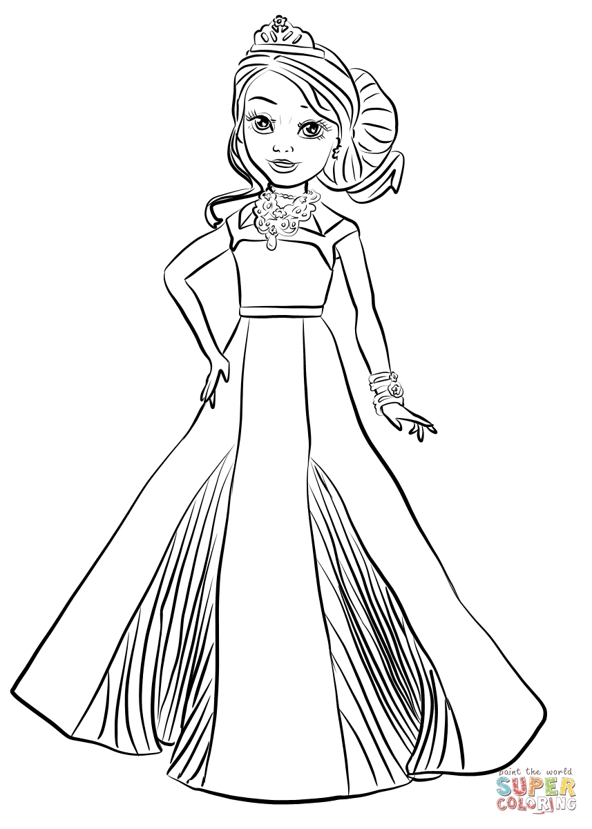 Descendants Coloring Pages Descendants Coloring Pages Gallery Fun Time Entitlementtrap