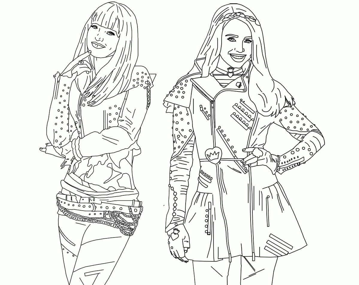 Descendants Princess Audrey Coloring Page