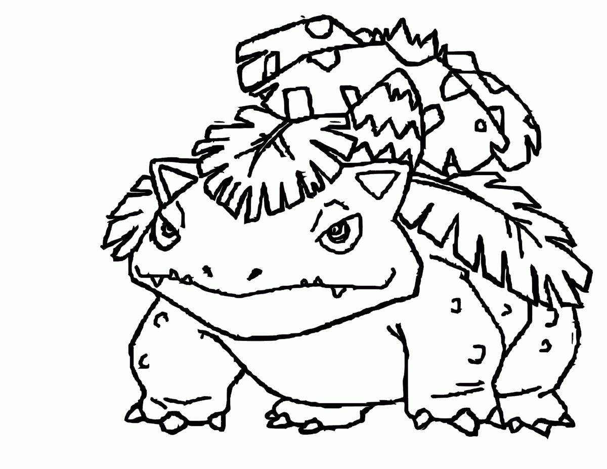 Desenho De Venusaur Para Colorir Tudodesenhos