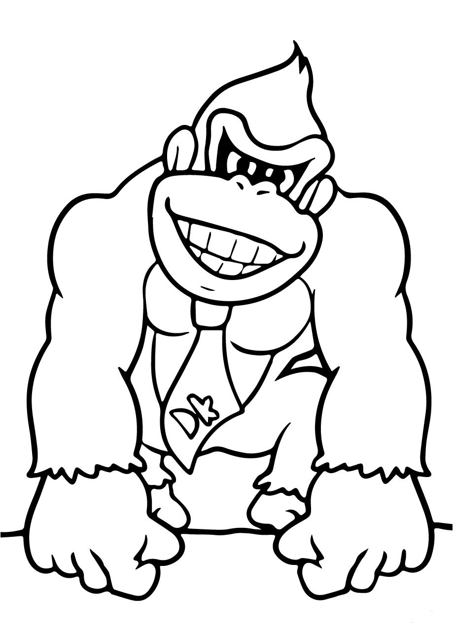 Desenhos De Donkey Kong Para Colorir E Imprimir ColorirOnline Com