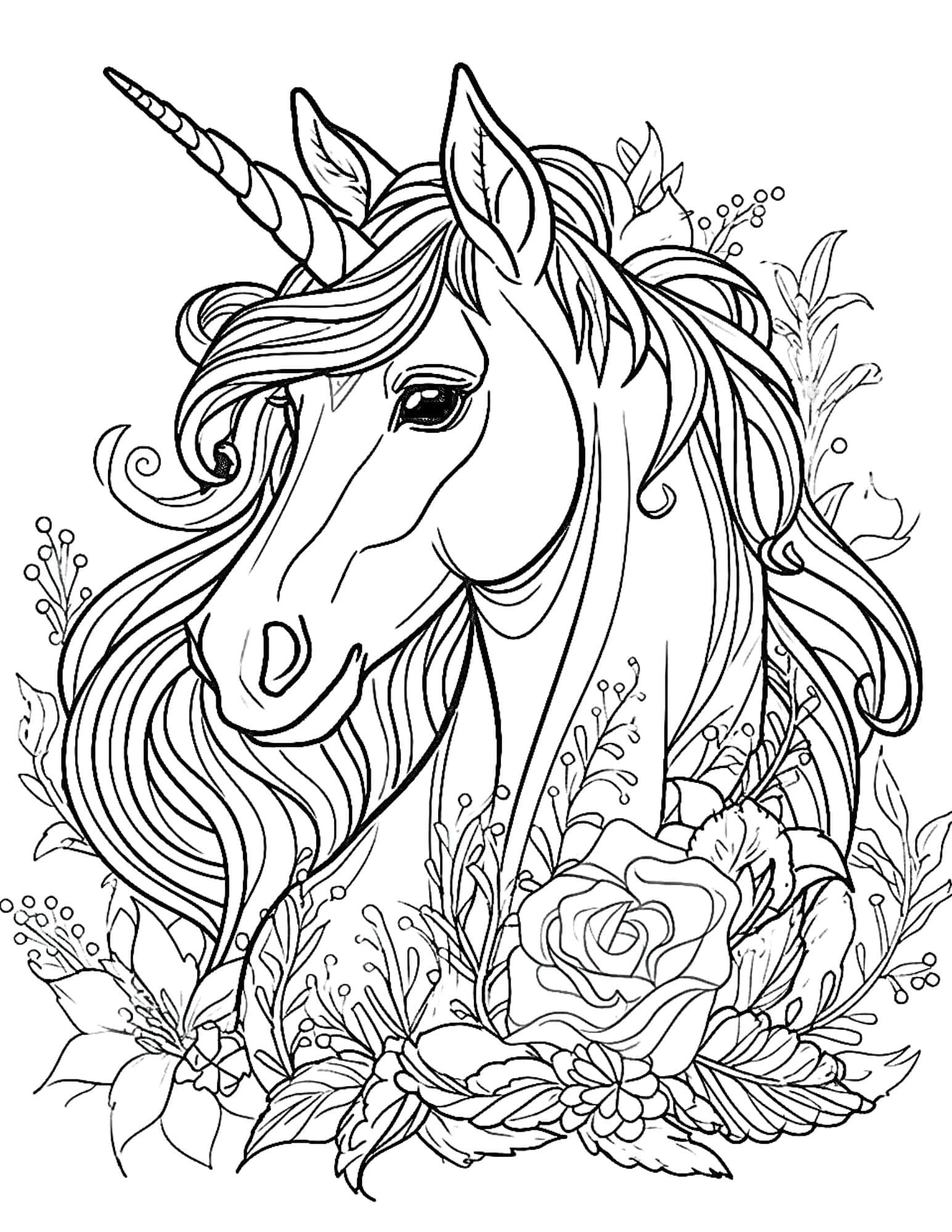 Details 82 Newest Unicorn Coloring Pages For Adults 100 Free Printables Shill Art