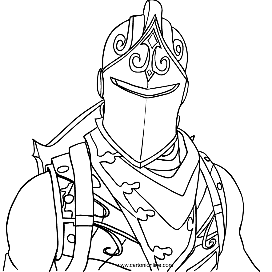 Dibujo De Raptor De Fortnite Para Colorear