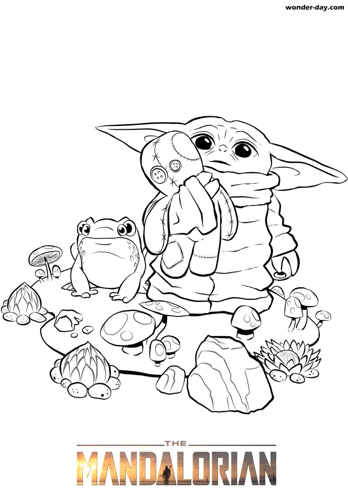 Yoda Coloring Pages