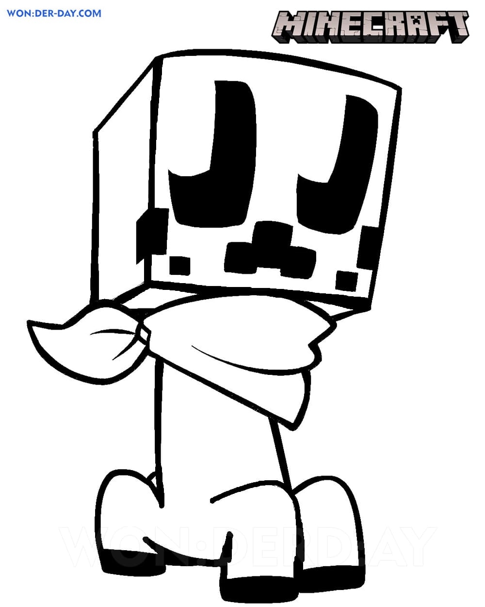 Dibujos De Creeper Para Colorear Wonder Day