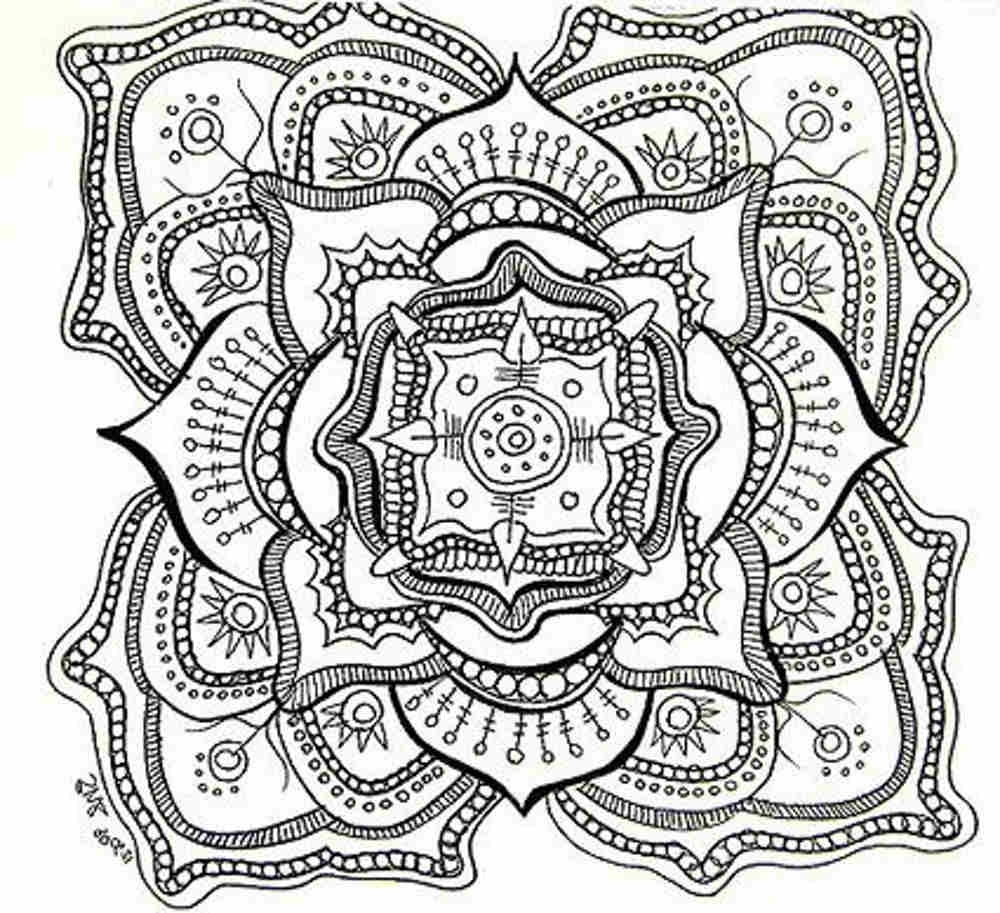 Difficult Coloring Pages For Adults To Download And Print For Free