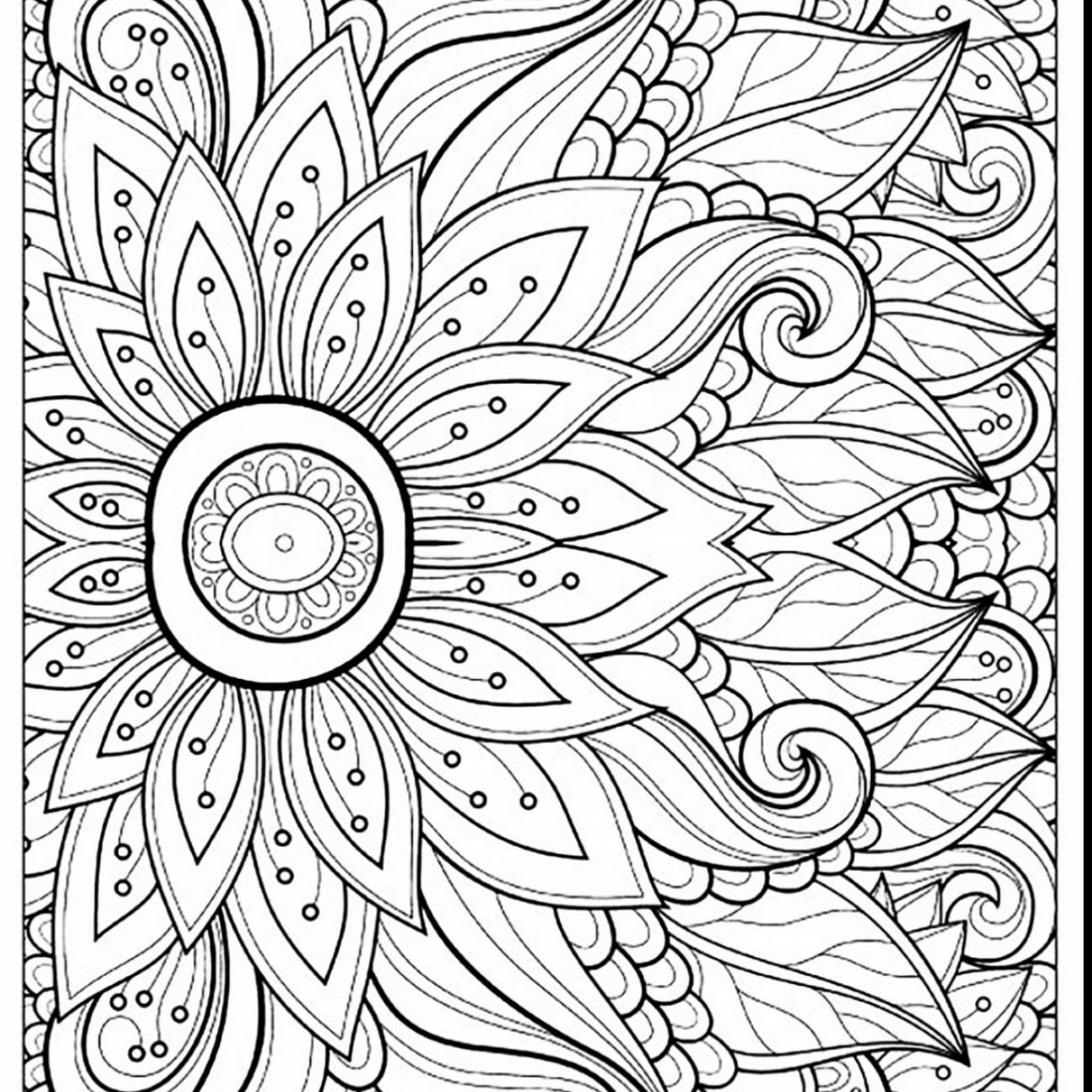 Hard Coloring Pages For Adults