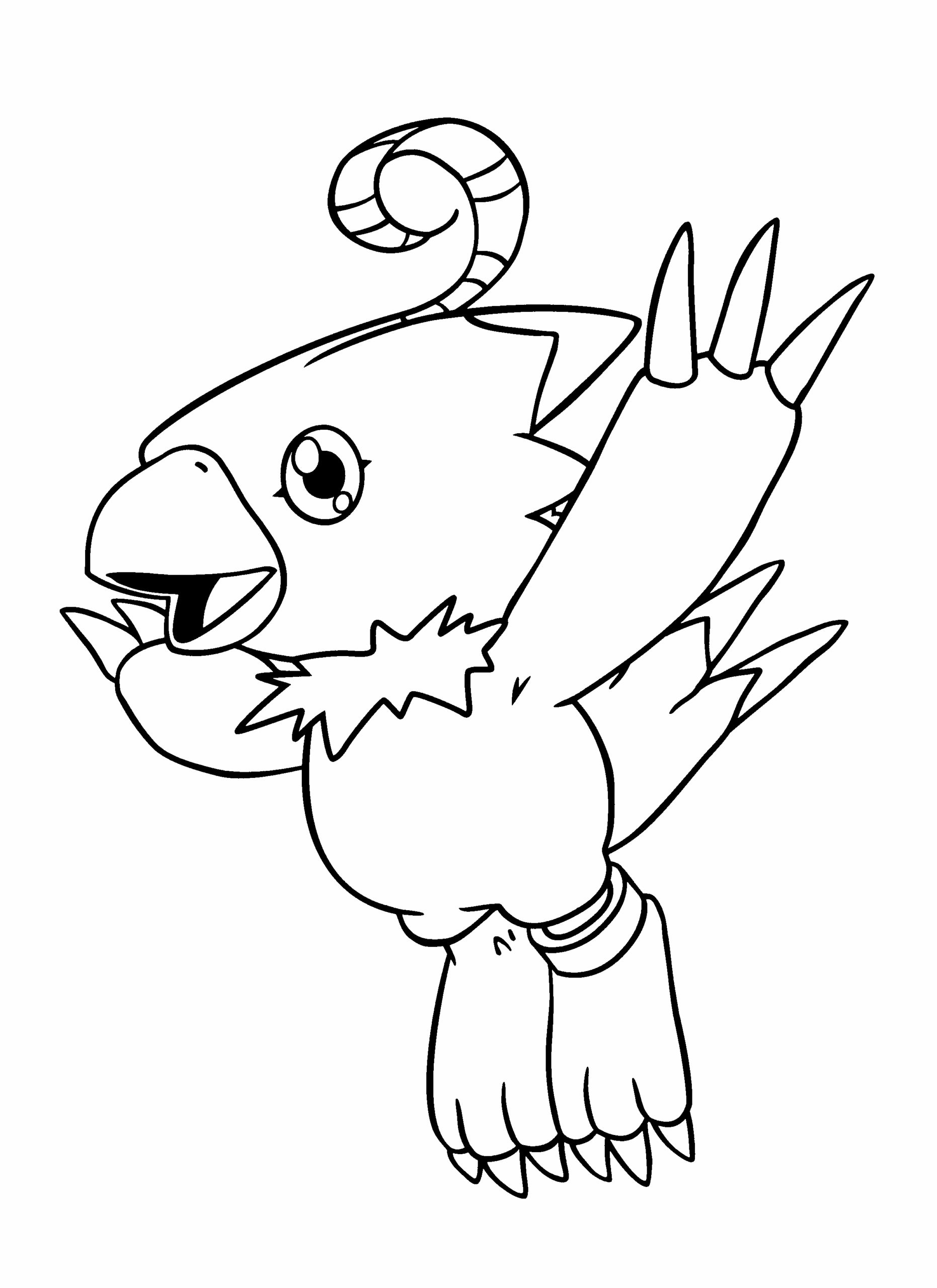 Digimon 51462 Cartoons Free Printable Coloring Pages