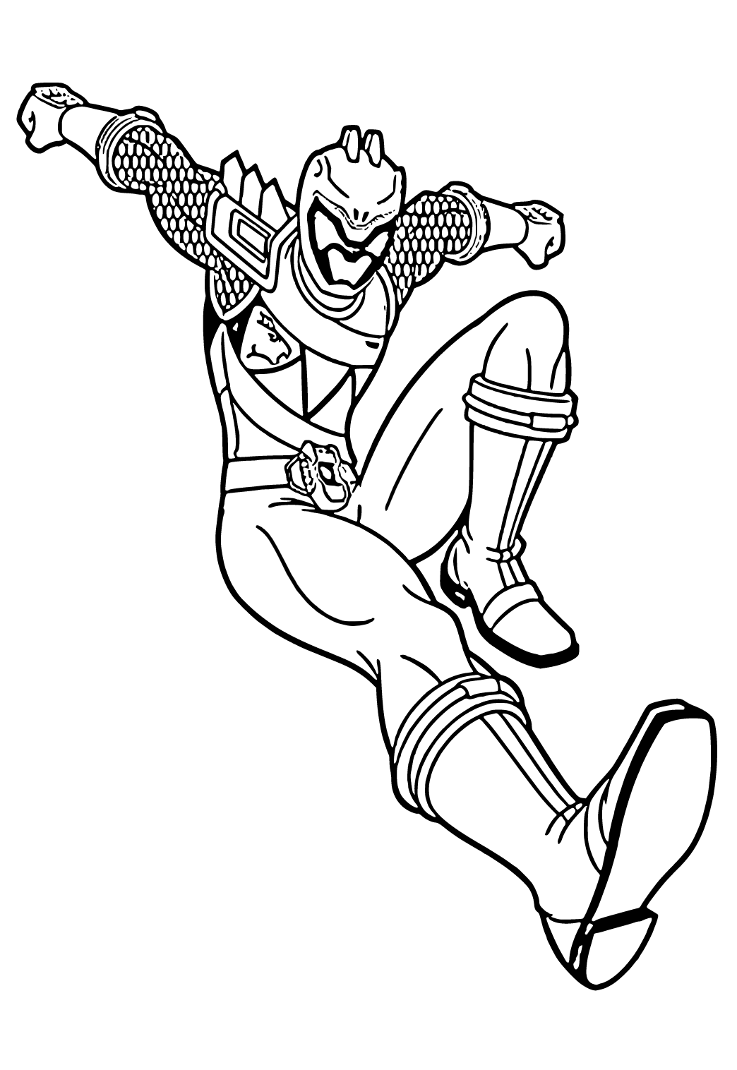 Power Rangers Dino Coloring Pages
