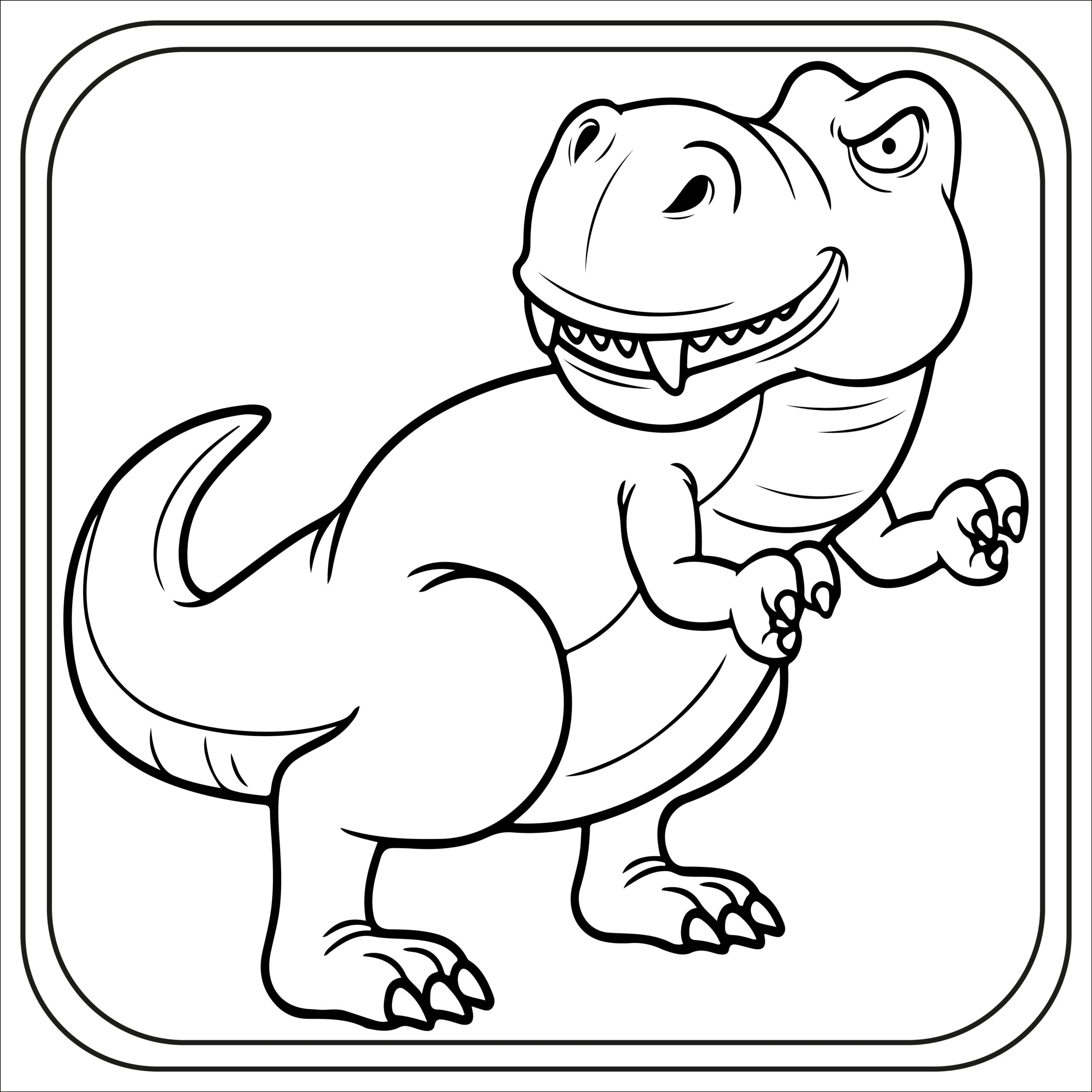 Dinosaur Coloring Pages For Preschoolers