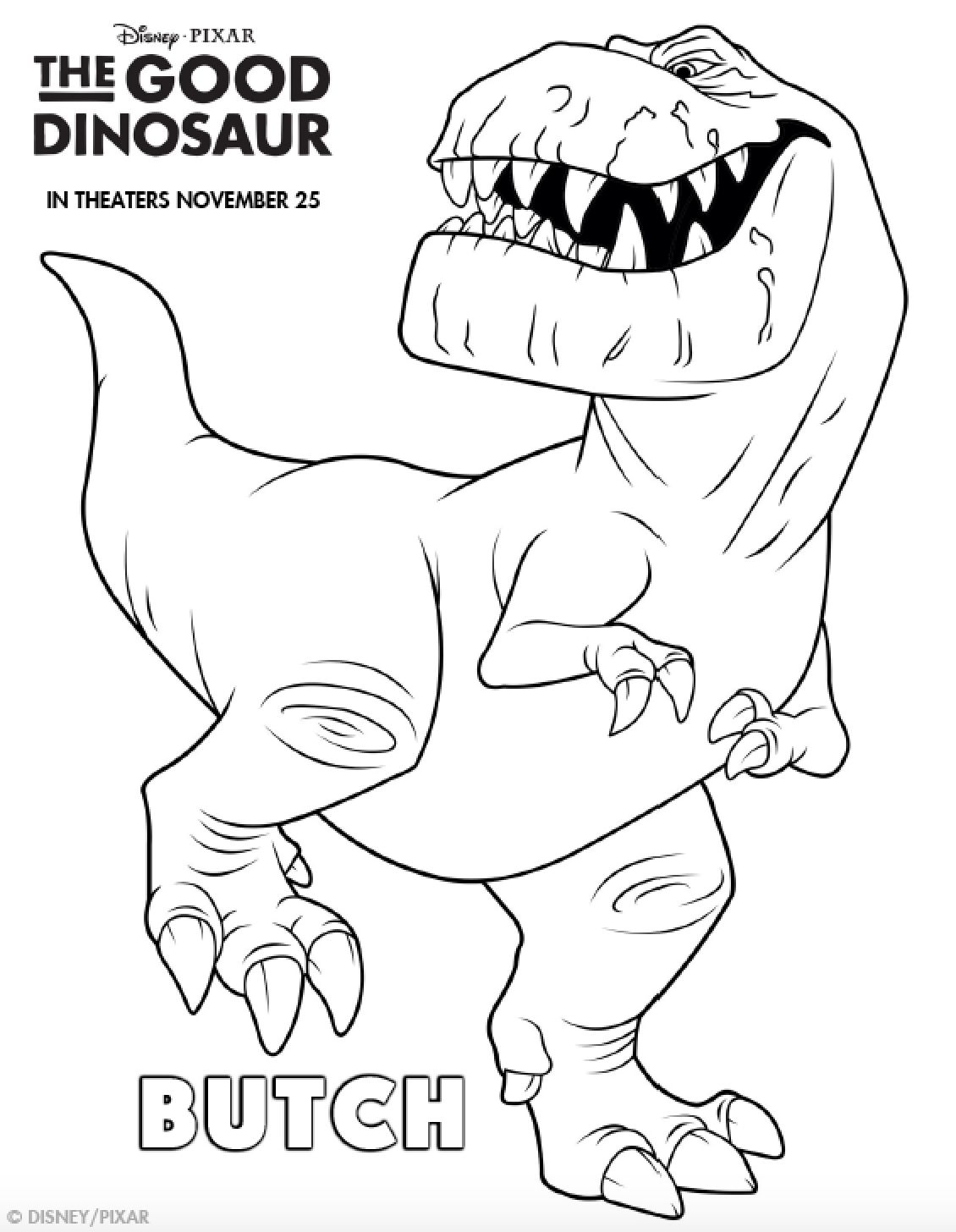 Dino Coloring Page