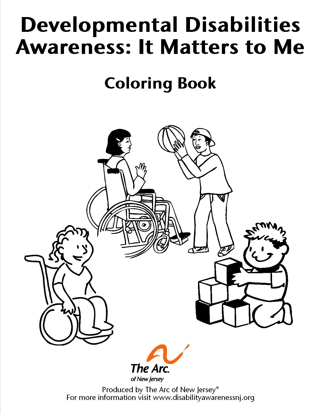 Disability Awareness Coloring Pages Coloring Pages